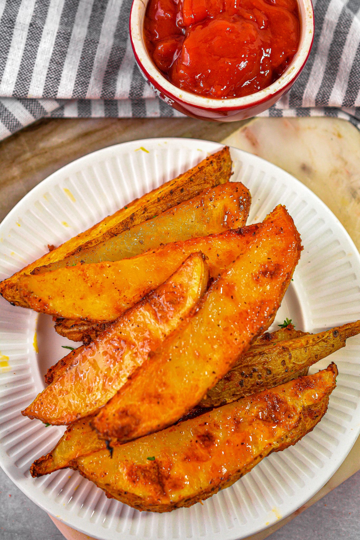 Oven Baked Potato Wedges Sweet Pea's Kitchen