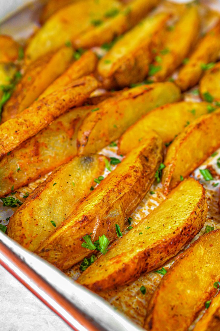 Oven Baked Potato Wedges - Sweet Pea's Kitchen