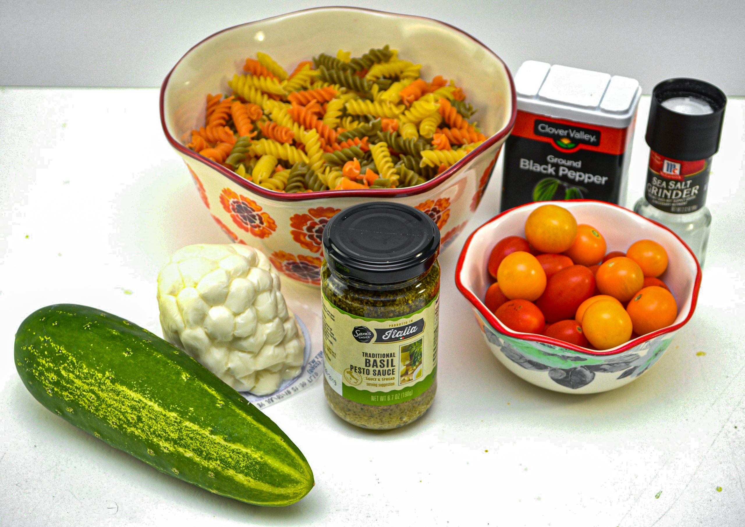  pasta pesto salad Ingredients