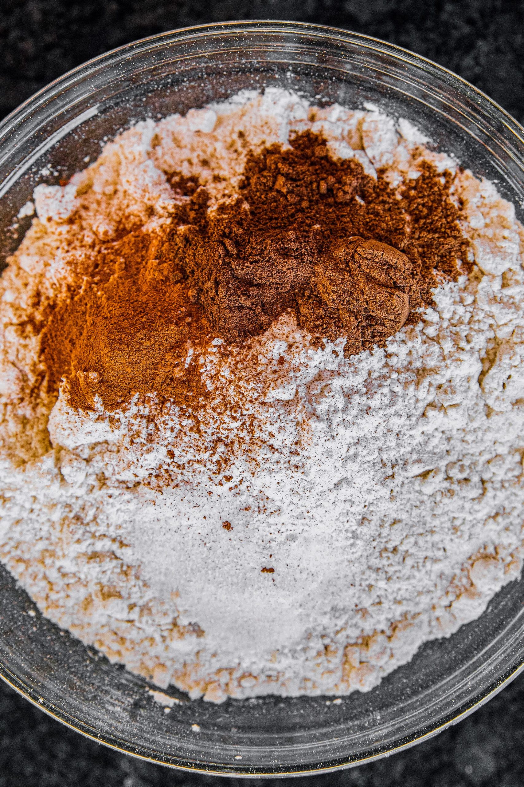 Whisk flour, baking powder, salt, cinnamon, allspice and nutmeg in a medium bowl.