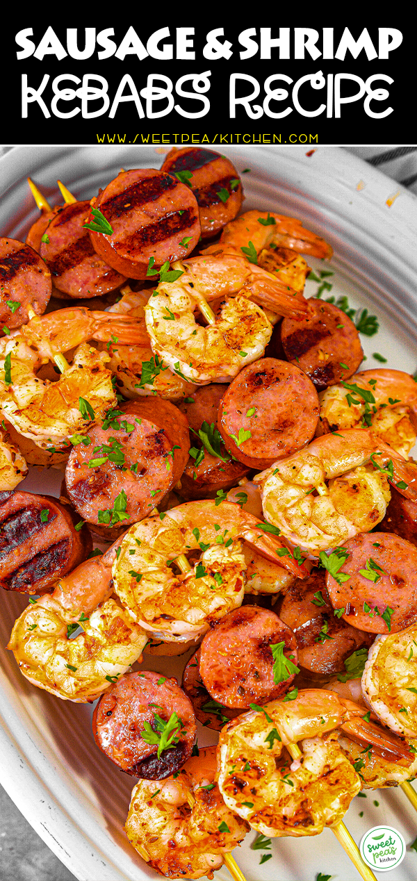 Sausage and Shrimp Kebabs on Pinterest