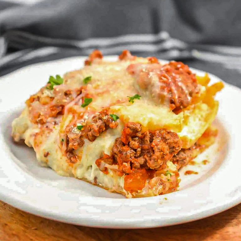 Three Cheese Beef Lasagna - Sweet Pea's Kitchen