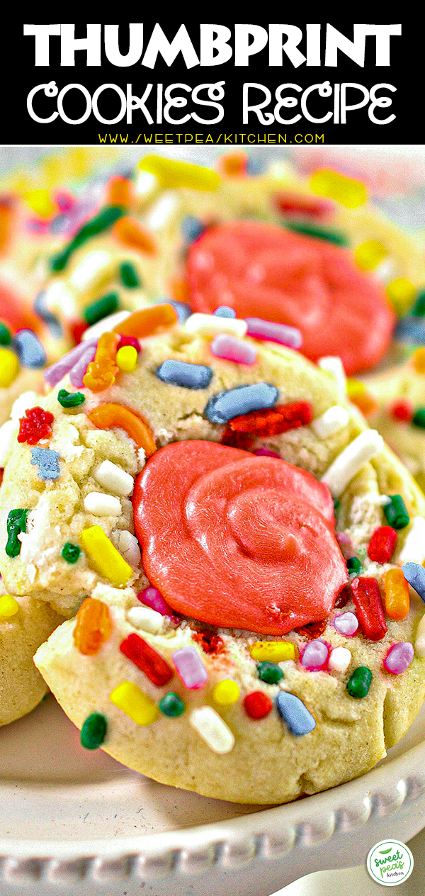 Thumbprint Cookies on Pinterest