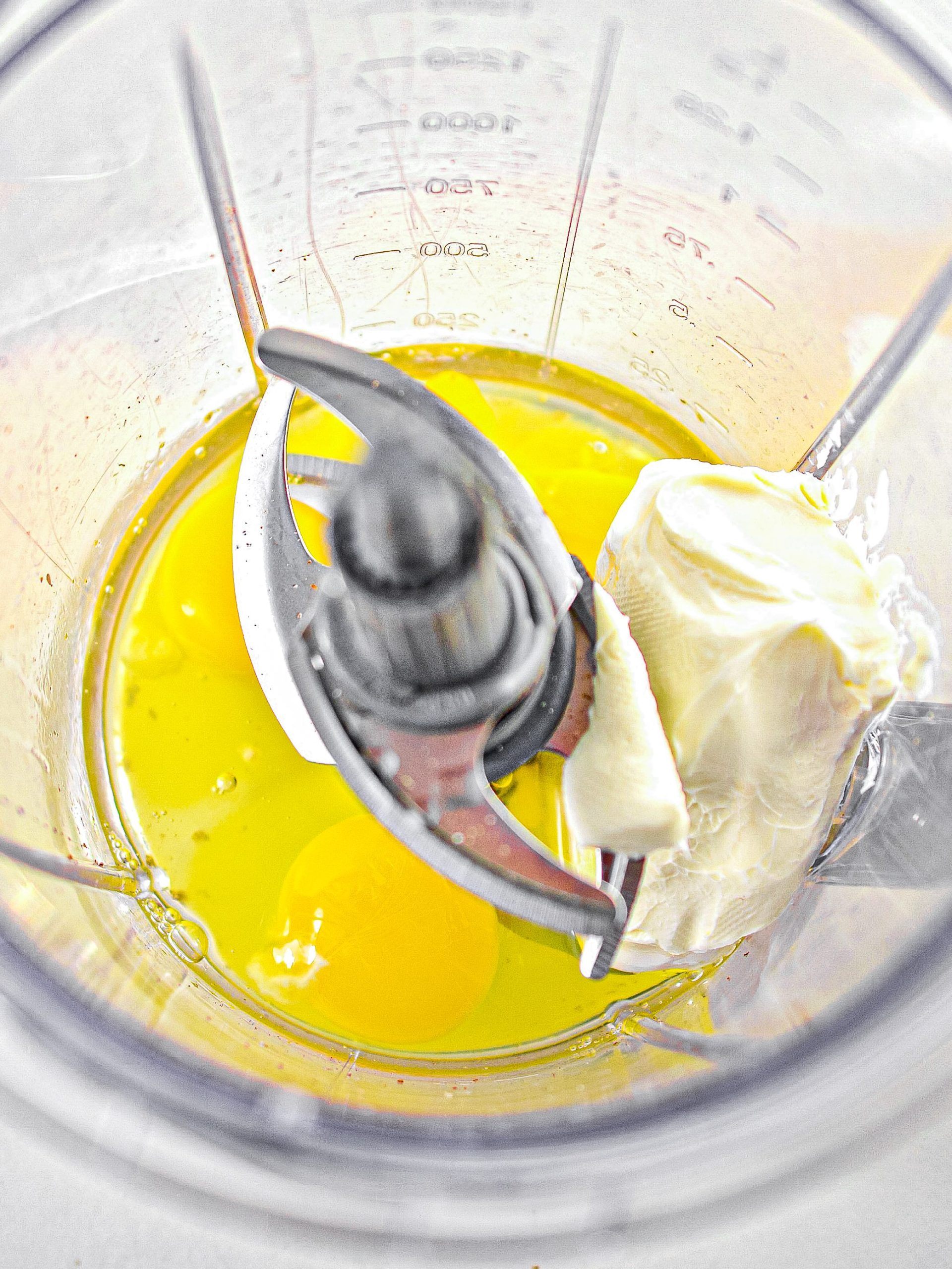 Add all of the ingredients to a blender or food processor, and blend until smooth and creamy.
