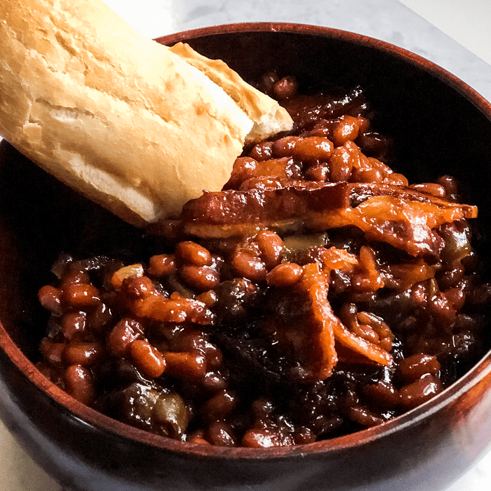 Bacon and Brown Sugar Baked Beans