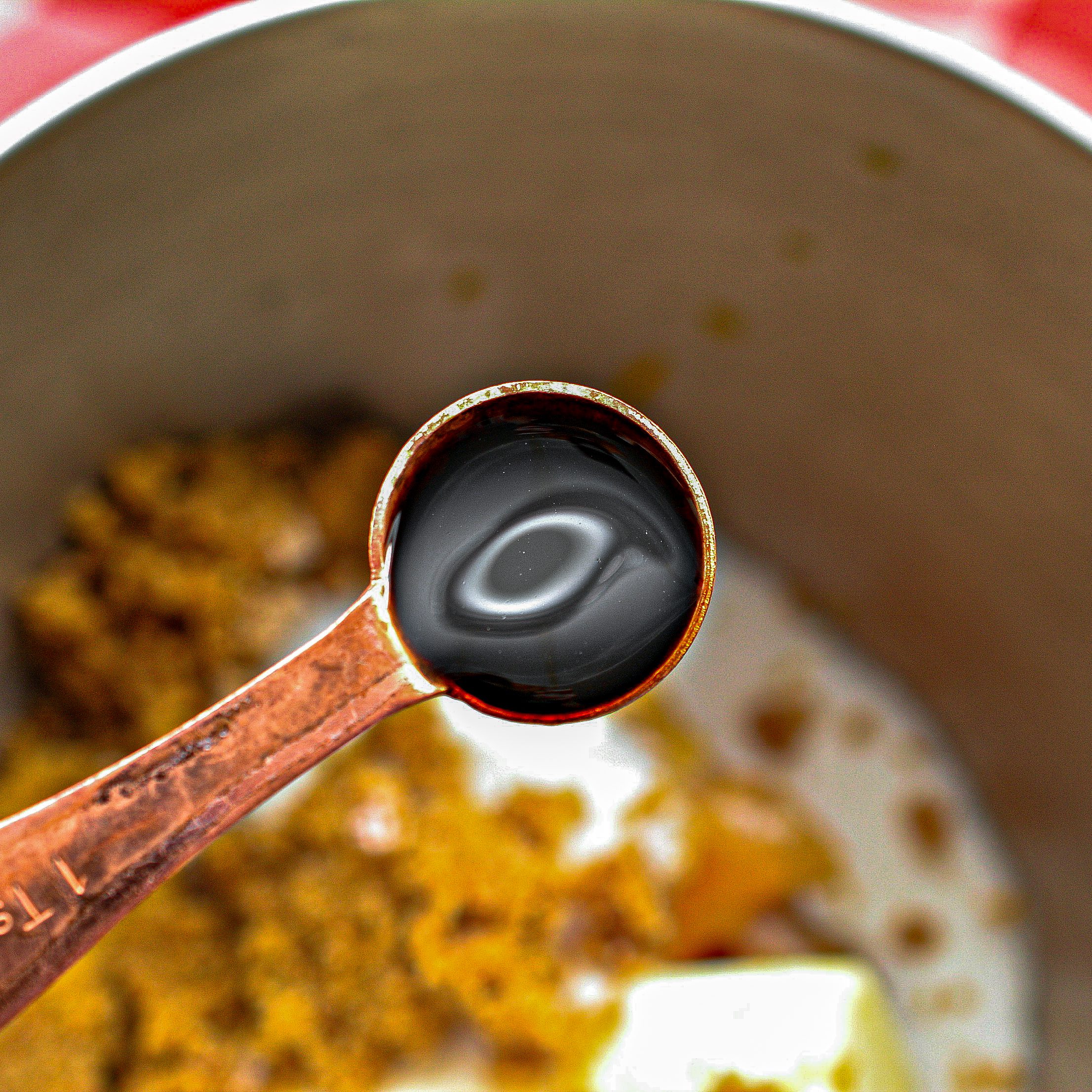 Add the sweet potato, butter, granulated sugar, brown sugar, and vanilla to a mixing bowl and beat on high until smooth.