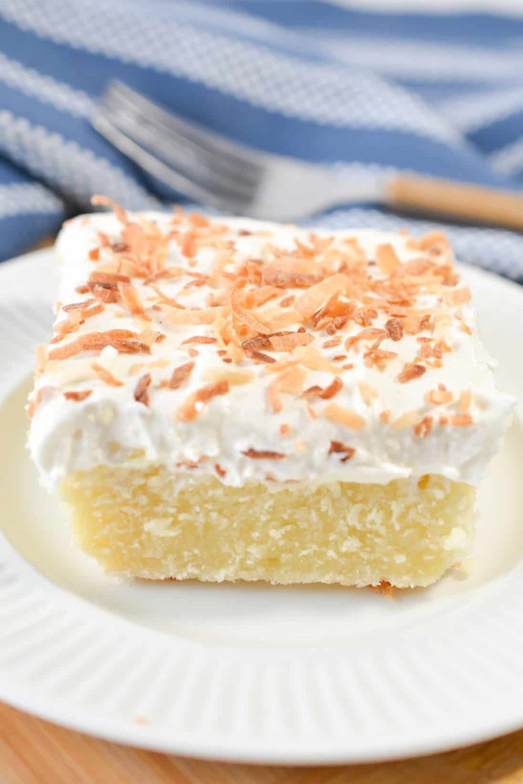 Coconut Topped Cream Cheese Sheet Cake - Sweet Pea's Kitchen