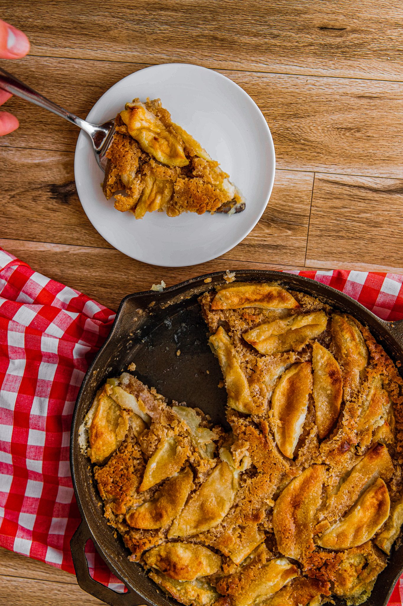 Easy Swedish Apple Pie - Sweet Pea's Kitchen