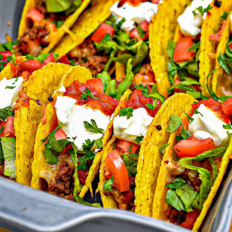 Oven Baked Tacos - Sweet Pea's Kitchen