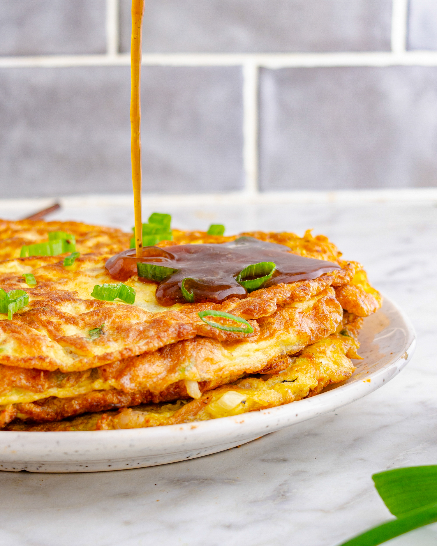 Chinese omelette, Pan fried omelette, Chinese egg foo young, Foo yung, Asian omelette, Egg Foo Young