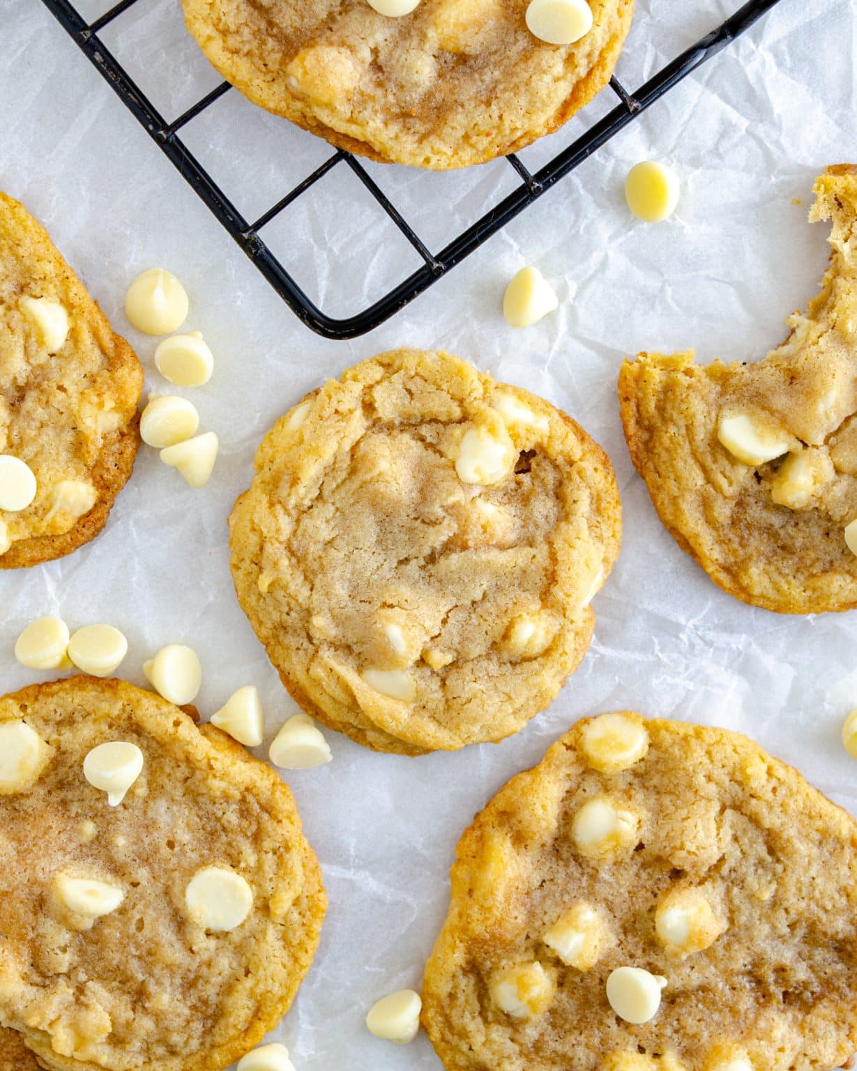 White Chocolate Chip Cookies - Sweet Pea's Kitchen